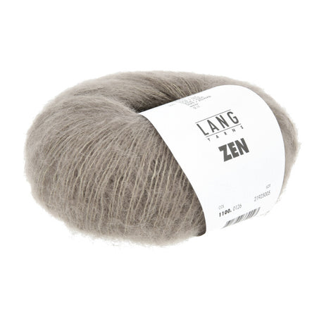 Lang Yarns Zen – 25g / 200m – Grey Brown (0126)