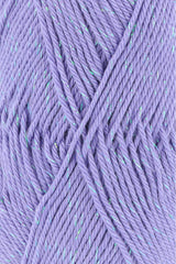Lang Yarns Quattro Lamé – 50g / 120m – Lavender (0007) – detail