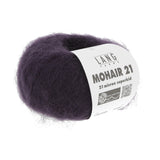 Lang Yarns Mohair 21 Yarn, 375m / 25g – Dark Purple (0090)
