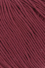 Lang Yarns Baby Cotton – 50g / 180m – Dark Red (0061) – detail