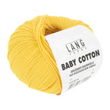 Lang Yarns Baby Cotton – 50g / 180m – Lemon Yellow (0214)
