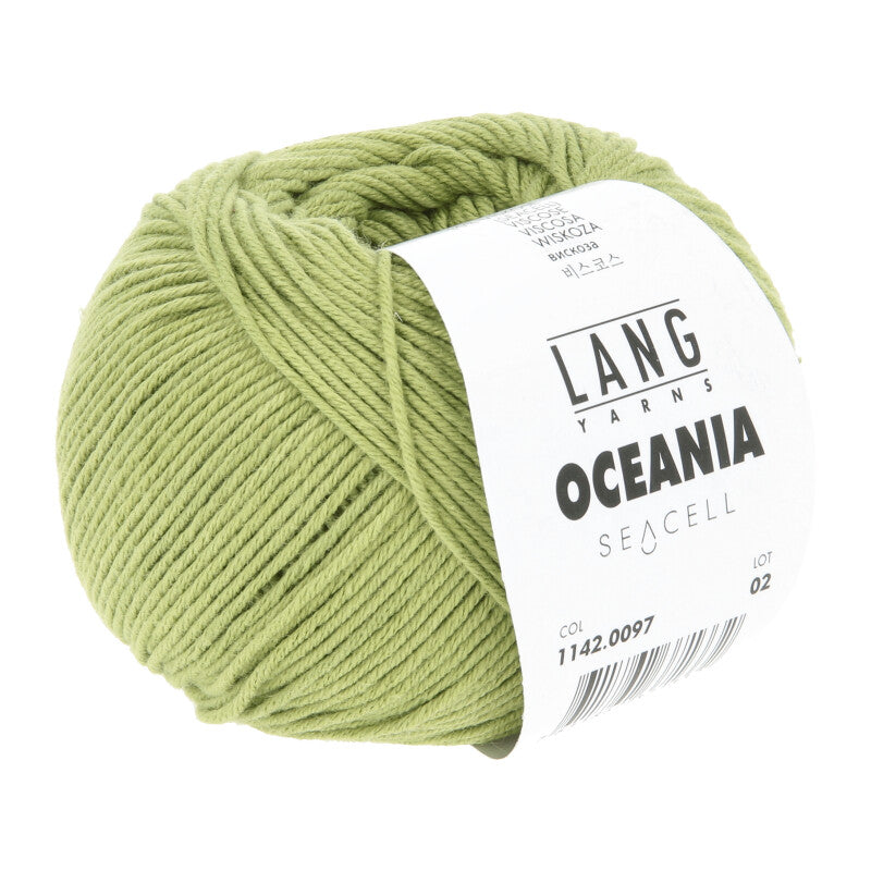 Lang Yarns Oceania – 50g / 140m – Olive (0097)
