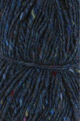 Lang Yarns Donegal Tweed+ Yarn, 105m / 50g – Steel Blue (0010), yarn texture