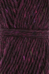 Lang Yarns Donegal Tweed+ Yarn, 105m / 50g – Berry (0066), yarn texture