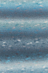 Lang Yarns Magnolia – 100g / 250m – Petrol/Turquoise/Grey (0013) – detail