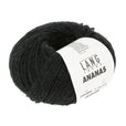 Lang Yarns Ananas yarn, Black, colour 0004, ball photograph