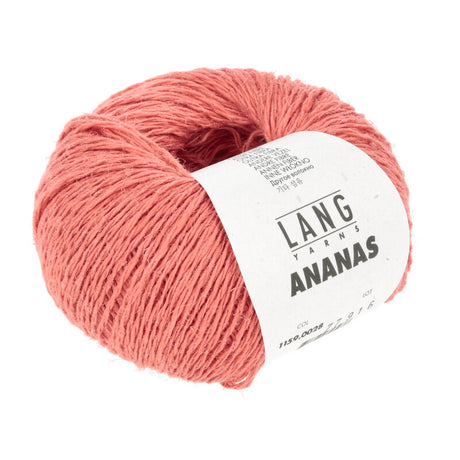 Lang Yarns Ananas yarn, Salmon, colour 0028, ball photograph