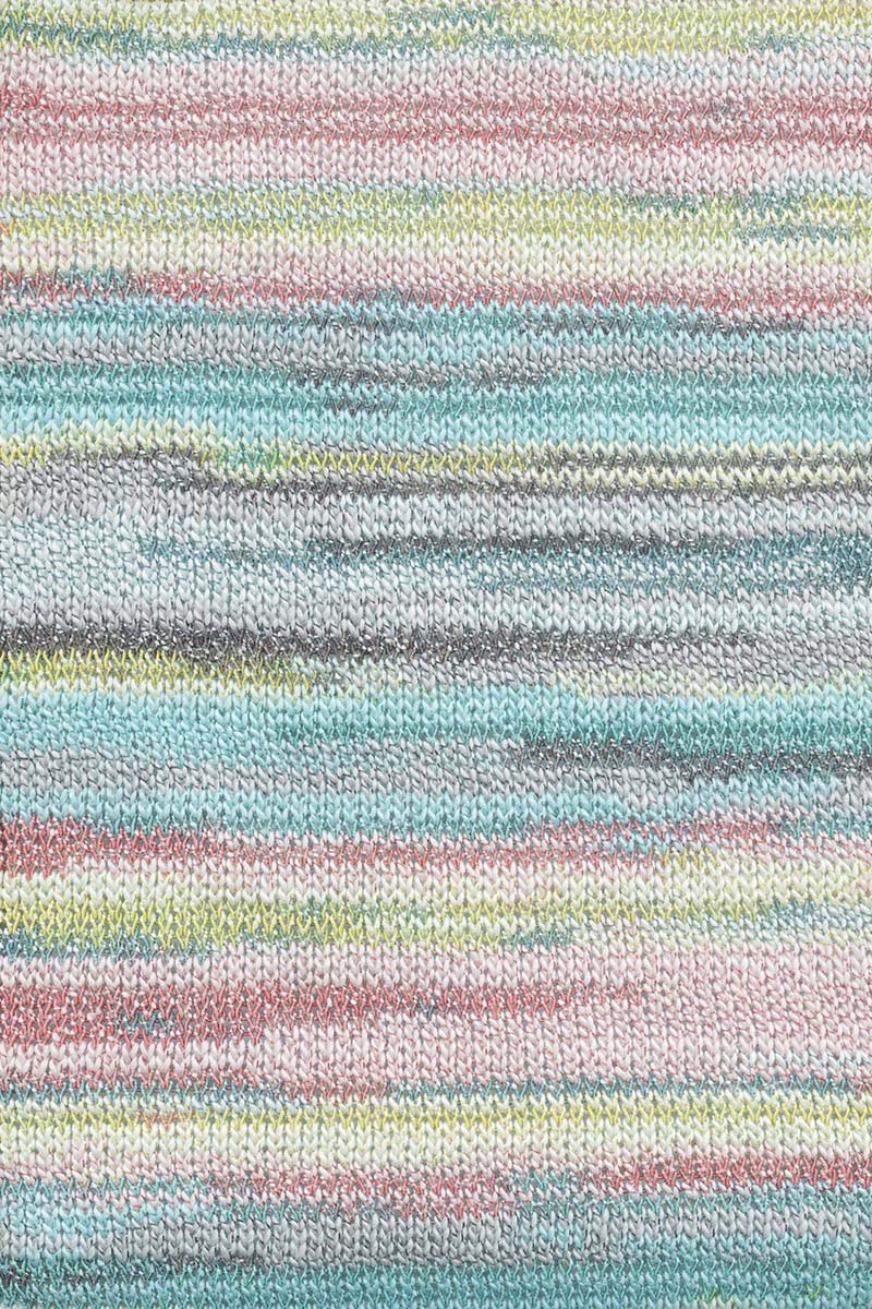 Lang Yarns Fiesta yarn, Turquoise/Aqua/Grey/Salmon, colour 0004, alternate product photograph