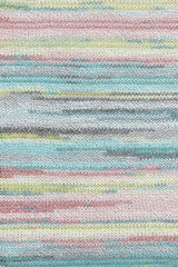 Lang Yarns Fiesta yarn, Turquoise/Aqua/Grey/Salmon, colour 0004, alternate product photograph
