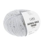 Lang Yarns Alpaca Soxx Tweed – 100g / 387m – Light Grey (0003)