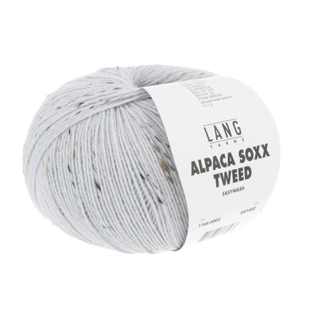Lang Yarns Alpaca Soxx Tweed – 100g / 387m – Light Grey (0003)