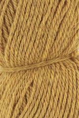 Lang Yarns Donegal Woolen Spun Yarn, 105m / 50g – Mustard Yellow (0011), yarn texture