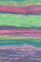 Lang Yarns Eternity – 100g / 340m – Purple/Pink/Lime/Emerald (0006) – detail