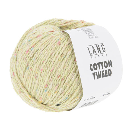 Lang Yarns Cotton Tweed – 50g / 130m – Light Green (0016)