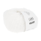 Lang Yarns Velvet – 50g / 170m – White (0001)