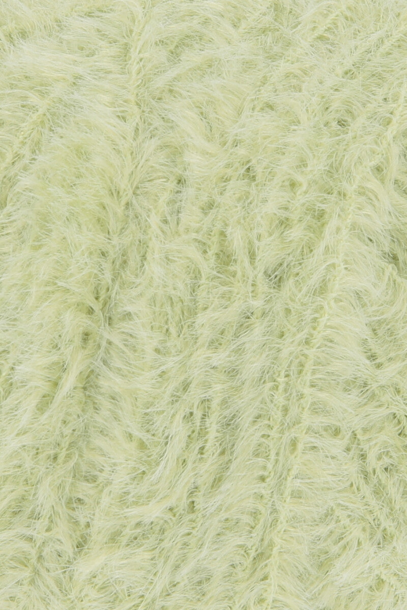 Lang Yarns Velvet – 50g / 170m – Light Green (0016) – detail
