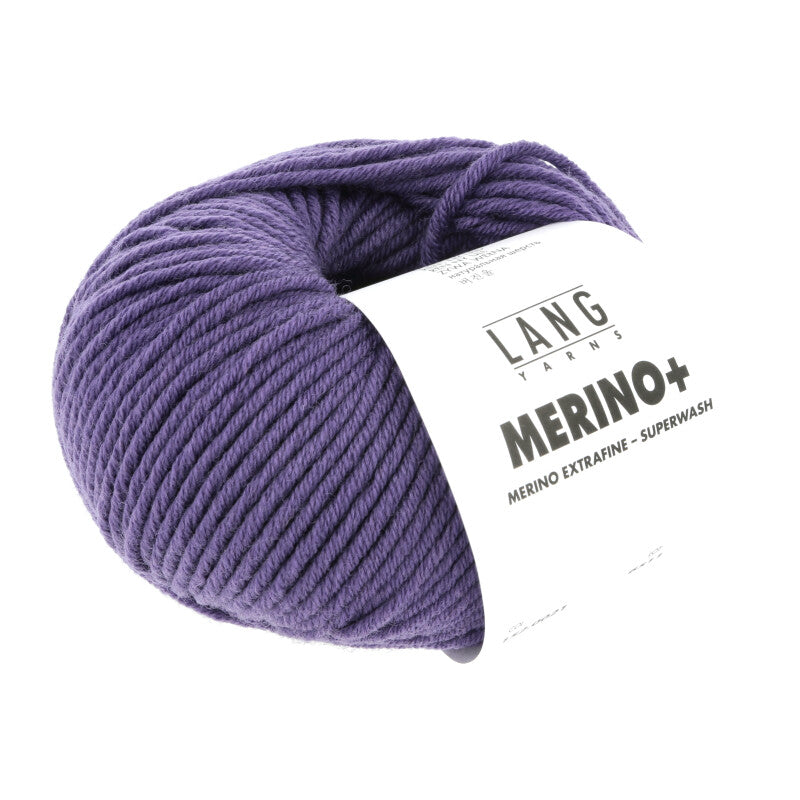 Lang Yarns Merino+ – 50g / 90m – Nigh Violet (0021)