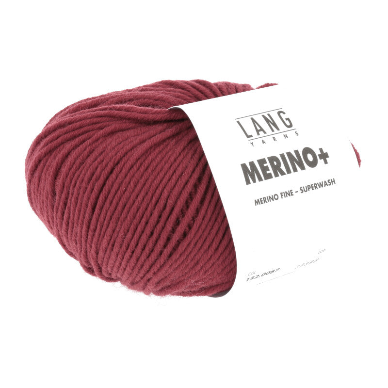 Lang Yarns Merino+ – 50g / 90m – Chianti (0087)