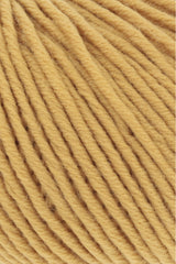 Lang Yarns Merino+ – 50g / 90m – Mustard Yellow (0111) – detail