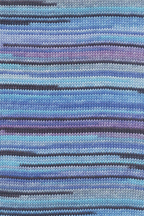 Lang Yarns Merino 200 Bébé Color Yarn, 203m / 50g – Blue (0306), yarn texture