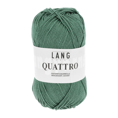 Lang Yarns Quattro – 50g / 120m – Dark Green (0018)