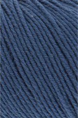 Lang Yarns Merino 150 Yarn, 150m / 50g – Jeans (0034), yarn texture