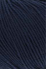 Lang Yarns Merino 150 Yarn, 150m / 50g – Blue Marine (0035), yarn texture