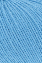 Lang Yarns Merino 150 Yarn, 150m / 50g – Light Turquoise (0079), yarn texture