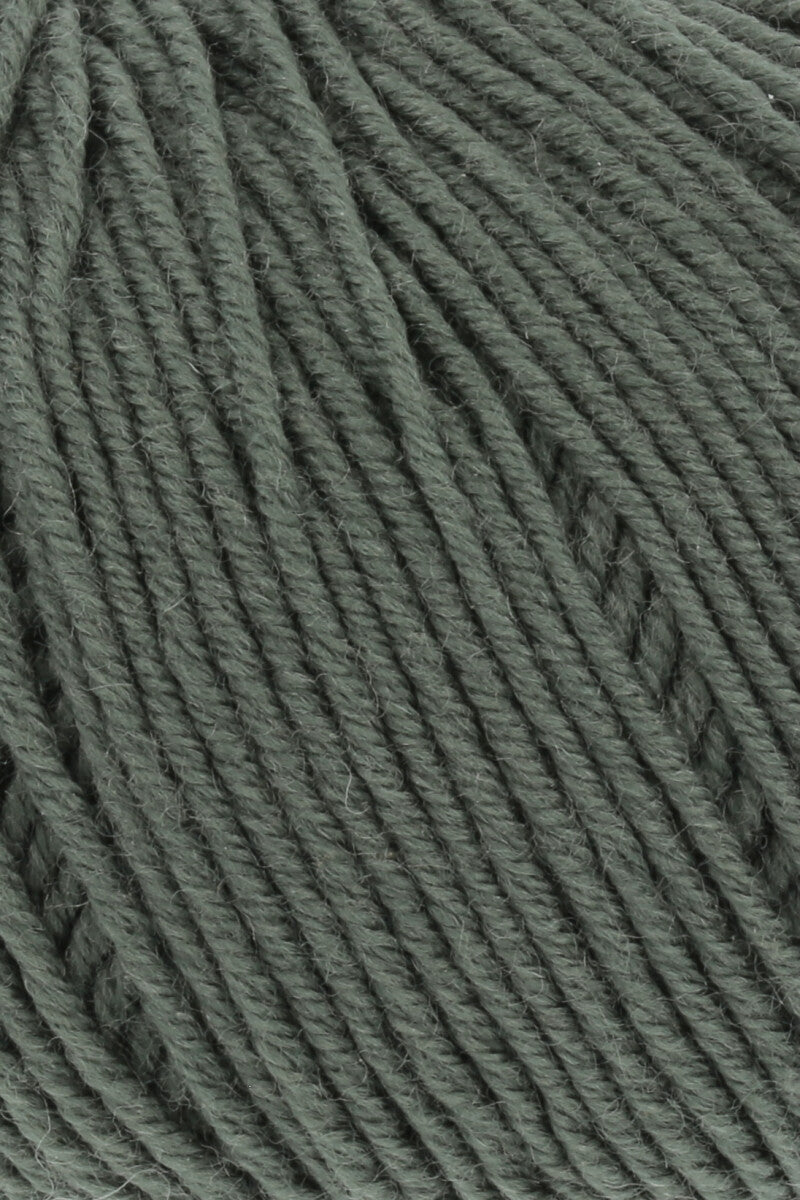 Lang Yarns Merino 150 Yarn, 150m / 50g – Olive (0098), yarn texture