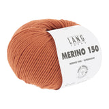 Lang Yarns Merino 150 Yarn, 150m / 50g – Tangarine (0159)