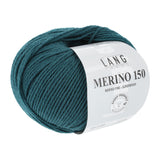 Lang Yarns Merino 150 Yarn, 150m / 50g – Dark Petrol (0188)