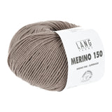 Lang Yarns Merino 150 Yarn, 150m / 50g – Light Brown (0196)