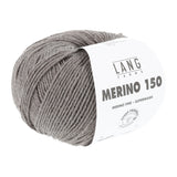 Lang Yarns Merino 150 Yarn, 150m / 50g – Dark Beige Mélange (0326)