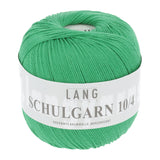 Lang Yarns Schulgarn 10/4 – 100% cotton yarn, 50g/160m – Green (0040)