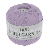 Lang Yarns Schulgarn 10/4 – 100% cotton yarn, 50g/160m – Lavender (0046)