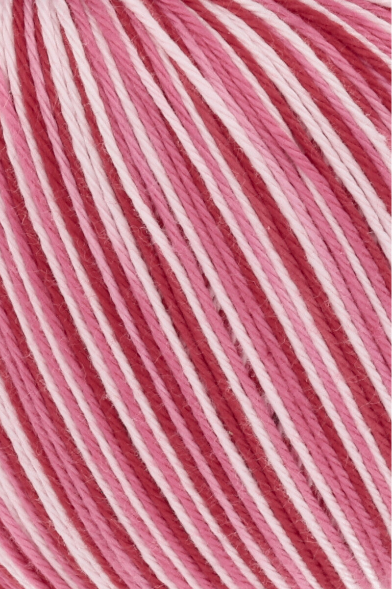 Lang Yarns Schulgarn 10/4 – 100% cotton yarn, 50g/160m – Dusty Red (0160) – detail