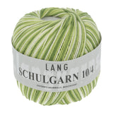 Lang Yarns Schulgarn 10/4 – 100% cotton yarn, 50g/160m – Dusty Olive (0197)