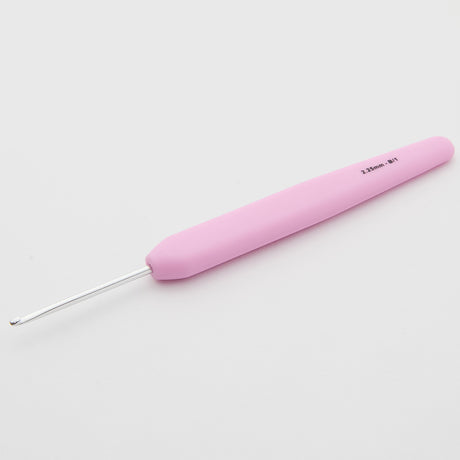 KnitPro Waves 2.0 Aluminium Crochet Hooks with colorful soft  feel handle - Single Ended