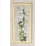 Field Chamomiles counted cross stitch kit by Charivna Mit.