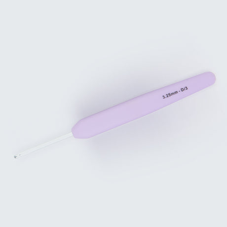 KnitPro Waves 2.0 Aluminium Crochet Hooks with colorful soft  feel handle - Single Ended