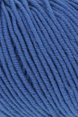 Lang Yarns Merino 120 Yarn, 120m / 50g – Royal (0031), yarn texture