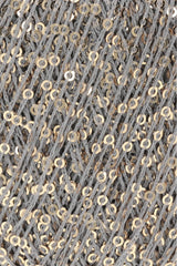 Lang Yarns Paillettes – 25g / 112m – Grey/Gold (0003) – detail