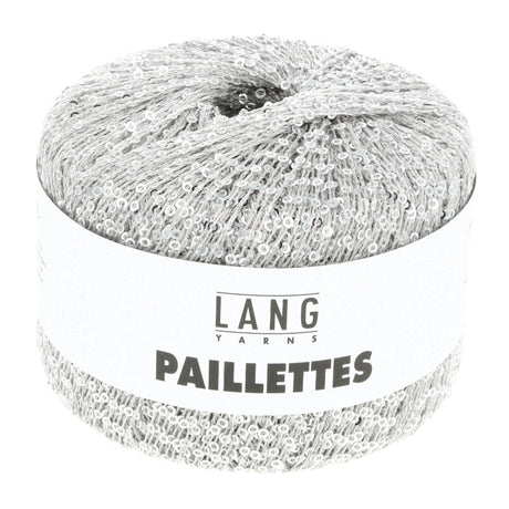 Lang Yarns Paillettes – 25g / 112m – Light Grey (0024)