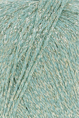 Lang Yarns Lamé Soft – 50g / 190m – Mint (0058) – detail