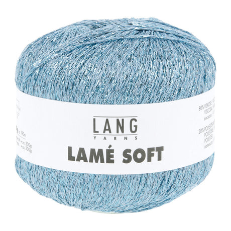 Lang Yarns Lamé Soft – 50g / 190m – Aquamarine (0072)