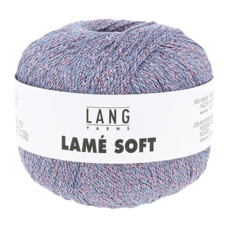 Lang Yarns Lamé Soft – 50g / 190m – Lavender (0146) – B view