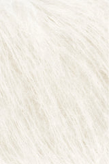 Lang Yarns Mohair Luxe Yarn, 175m / 25g – Offwhite (0094), yarn texture