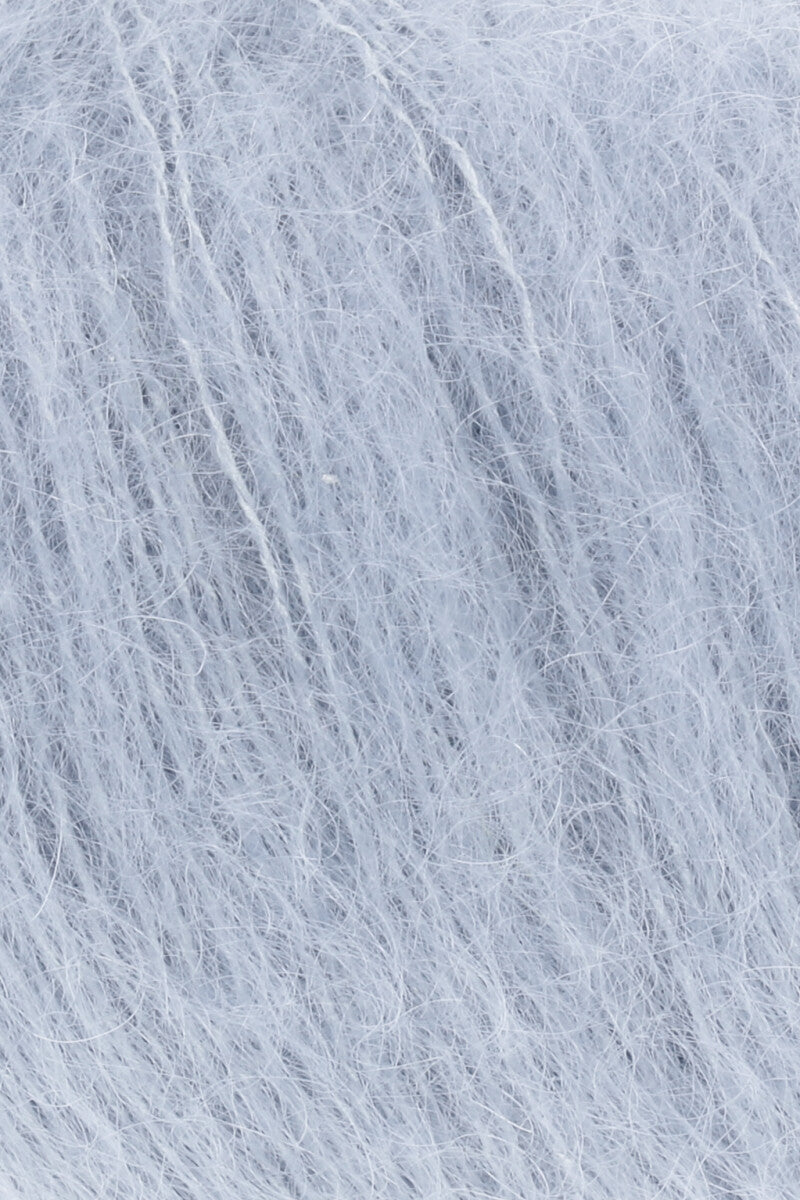 Lang Yarns Mohair Luxe Yarn, 175m / 25g – Light Jeans (0133), yarn texture