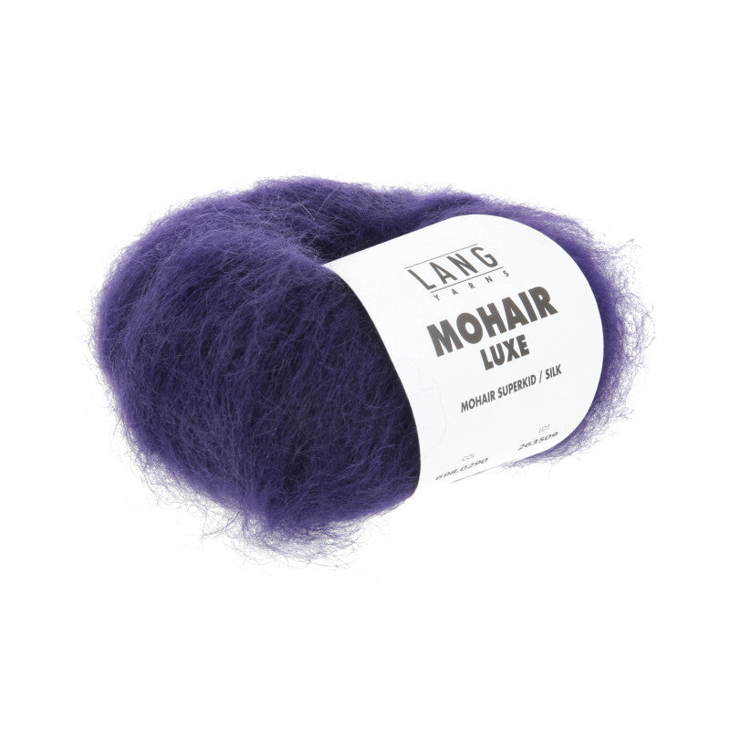 Lang Yarns Mohair Luxe Yarn, 175m / 25g – Royal Purple (0290)