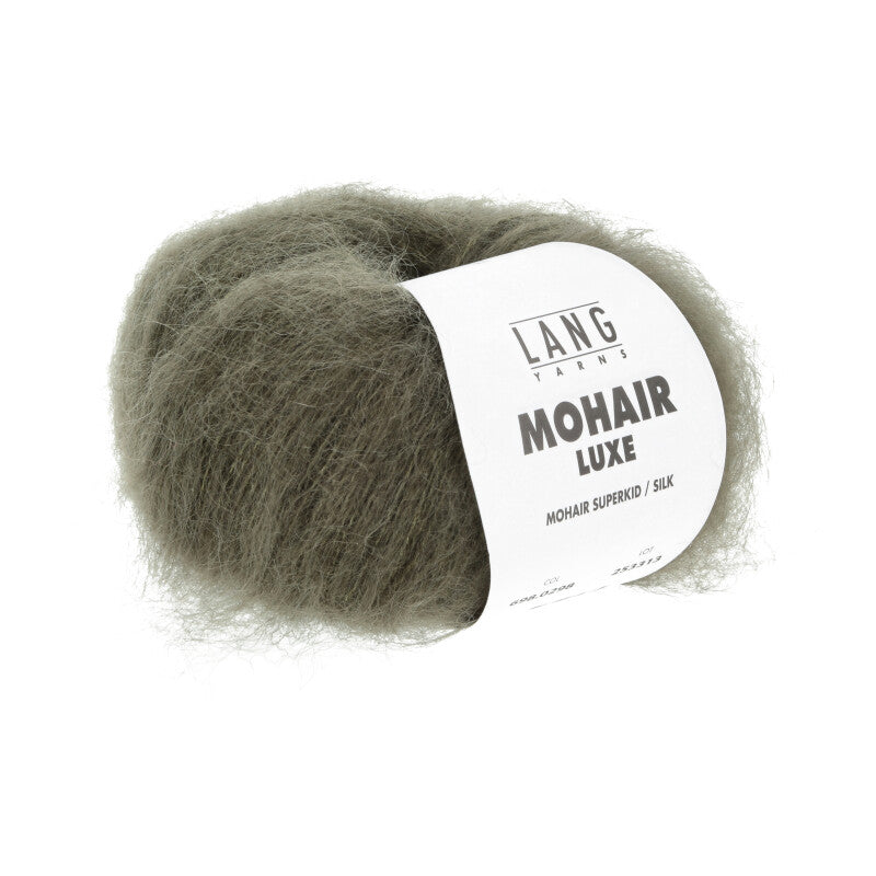 Lang Yarns Mohair Luxe Yarn, 175m / 25g – Moss Green (0298)